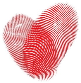 corazon huella
